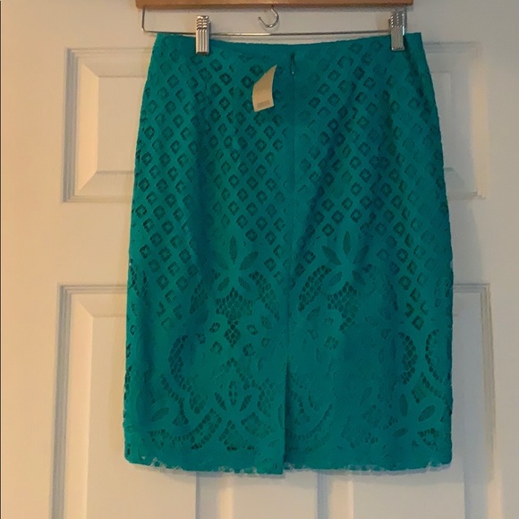 Teal pencil skirt - Picture 2 of 3